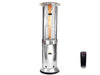 2-PACK of Paragon Outddoor OH-SS32-7R - Liquid Propane Helios Round Flame Tower Heater with Remote Control - Stainless Steel