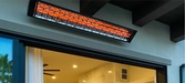Infratech CD Series Dual Element Contemporary Motif Black Color