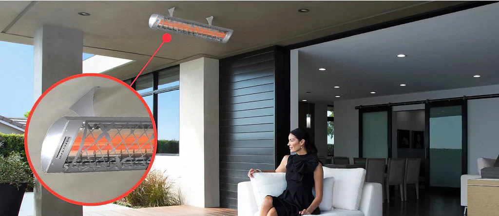 Infratech C Series Single Element Traditional Motif Stainless Steel Color
