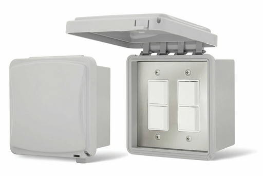 Infratech 14 4325 Duplex Stack Switch Dual Surface Mount with Weatherproof Box