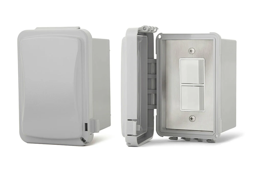 Infratech 14 4320 Duplex Stack Switch Single Surface Mount with Weatherproof Box