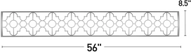 Infratech Mediterranean Motif Upgrade Kit in Stainless Steel