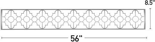 Infratech Mediterranean Motif Upgrade Kit in Stainless Steel