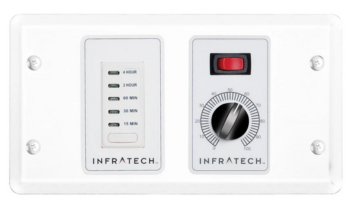 Infratech 30 4045 WH Solid State Control - 1 Zone Analog Control with Digital Timer