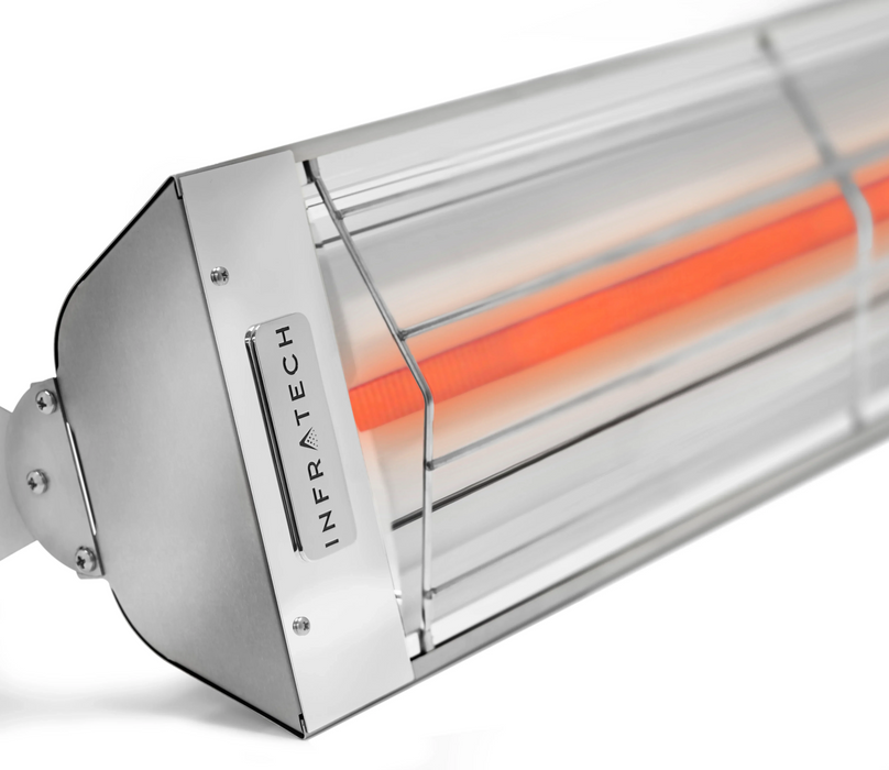 Infratech W Series Single Element Patio Heater in Stainless Steel Color