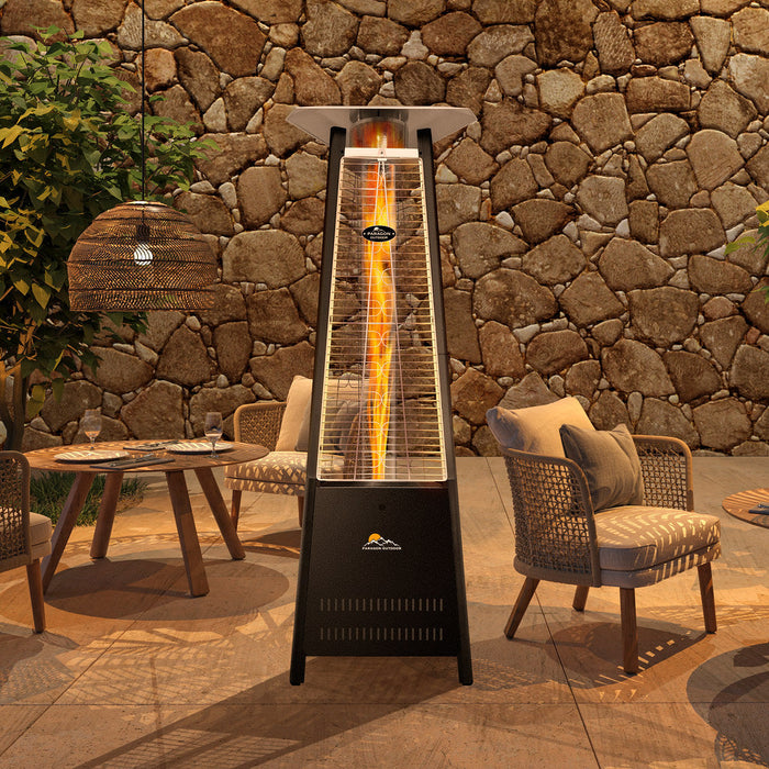 4-PACK of Paragon Outddoor OH-BL42-6M - Liquid Propane Inferno Flame Tower Heater - Hammered Black