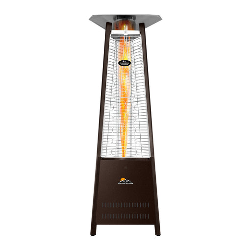 Paragon Outdoor OH-BZ42-6M - Liquid Propane Inferno Flame Tower Heater - 24.8 in. x 24.8 in. x 72.5 in. - Hammered Bronze