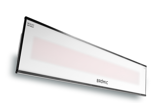 BROMIC BH0320018 Platinum Smart-heat Electric Marine 3400W 220V-240V Radiant Patio Heater - 50.2 x 2 x 7 in. - White