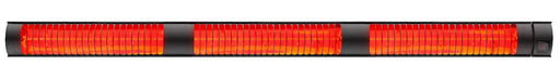 RADtec T6000/12R2 Torrid Series (6000 Watts/220V) 56 Weatherproof  Infrared Electric Patio Heater - 56 x 6 x 5 in. - Black Color