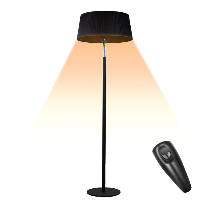 Paragon Outdoor OH-BL1500-8E - SOL Standing Electric Heater - 29.1 in. x 29.1 in. x 88.1 in. - Black
