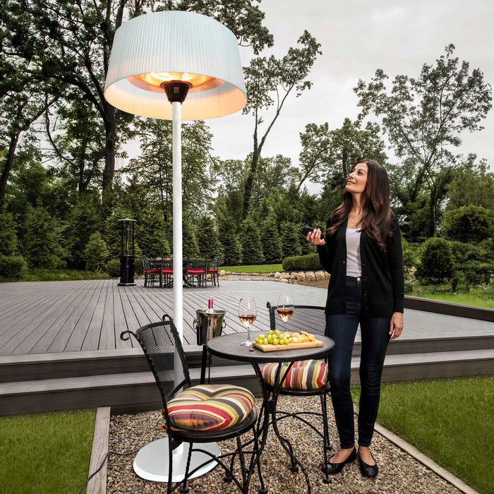 Paragon Outdoor OH-WH1500-8E - SOL Standing Electric Heater - 29.1 in. x 29.1 in. x 88.1 in. - White