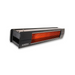 Sunpak Outdoor Infrared Patio Heater in Black with Black Front Fascia Kit