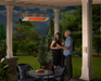 Sunpak Outdoor Infrared Patio Heater in Stainless Steel with Stainless Steel Front Fascia Kit