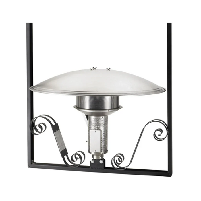 Sunglo Hanging Natural Gas Outdoor Infrared Patio Heater - Stainless Steel Color