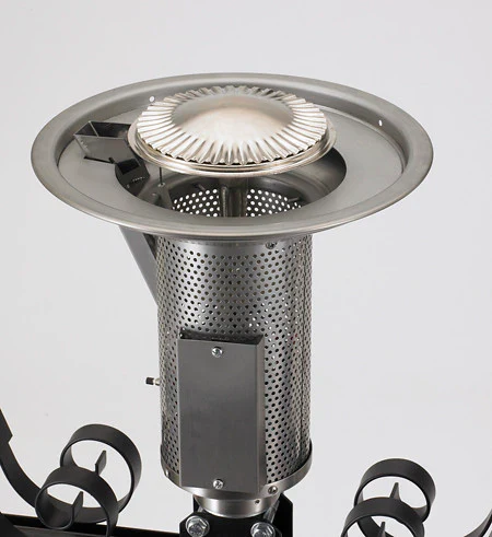 Sunglo Hanging Natural Gas Outdoor Infrared Patio Heater - Stainless Steel Color