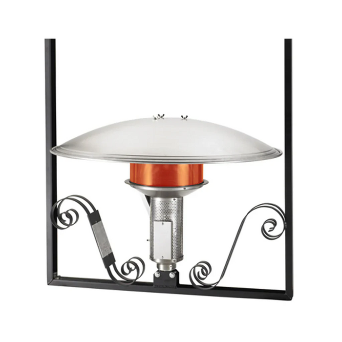 Sunglo Hanging Natural Gas Outdoor Infrared Patio Heater - Stainless Steel Color