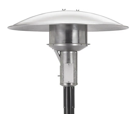 Sunglo Permanent Natural Gas Outdoor Infrared Patio Heater - Black Color