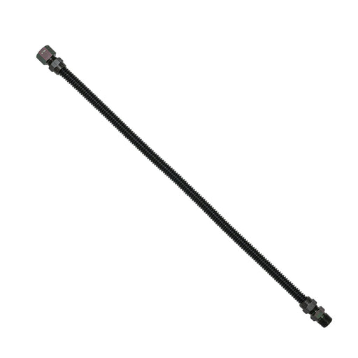 Sunstar Patio Heater Accessory Quick Connect Fitting Stainless Steel Powder Coated Black Gas Connector - 6 x 6 x 6 in. - Silver Finish