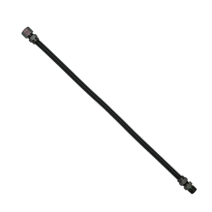 Sunstar Patio Heater Accessory Quick Connect Fitting Stainless Steel Powder Coated Black Gas Connector - 6 x 6 x 6 in. - Silver Finish