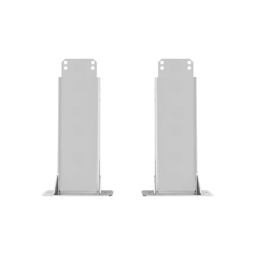 Sunstar Patio Heater Accessory Marine Grade Stainless Steel 10 Inches Fixed Ceiling Mounting Kit - 7 x 9 x 17 in. - Stainless Steel Finish