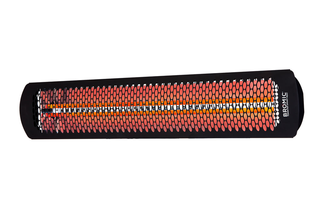 BROMIC BH0420033 Tungsten Electric 6000W 220V-240V 25A Infrared Radiant Patio Heater - 56 x 3.5 x 8.5 in. - Black