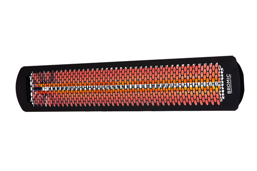 BROMIC BH0420042 Tungsten Electric 4000W 277V 14.44A Infrared Radiant Patio Heater - 44 x 3.5 x 8.5 in. - Black