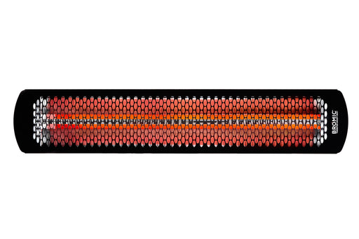BROMIC BH0420032 Tungsten Electric 4000W 220V-240V 16.6A Infrared Radiant Patio Heater - 44 x 3.5 x 8.5 in. - Black