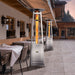 3-PACK of Paragon Outddoor OH-SS42-8M - Liquid Propane Vesta Flame Tower Heater - Stainless Steel