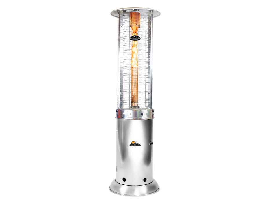 3-PACK of Paragon Outddoor OH-SS32-7M - Liquid Propane Vulcan Round Flame Tower Heater - Stainless Steel