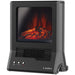 Almo CA20100 Ultra Ceramic Fireplace Heater - Black  - 14.8 in. x 8 in. x 19 in.