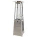 Almo HAN0201SS 34-In. Mini Pyramid Tabletop Propane Patio Heater Stainless Steel - 9 in. x 9 in. x 34 in.