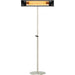 Almo HAN1025IC-SD Outdoor 35-In. Wide Electric Carbon Fiber Infrared Heat Lamp with 3 Power Settings Pole Stand and Remote Control Black - 1.9 in. x 35.40 in. x 6.80 in.