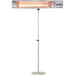 Almo HAN1053IC-SD 26.5-In. Modern Halogen Infrared Electric Steel Heater with Remote and Stainless Steel Stand