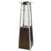 Almo HANHT0202HB 34-In. Mini Pyramid Tabletop Propane Patio Heater Hammered Bronze - 9 in. x 9 in. x 34 in.