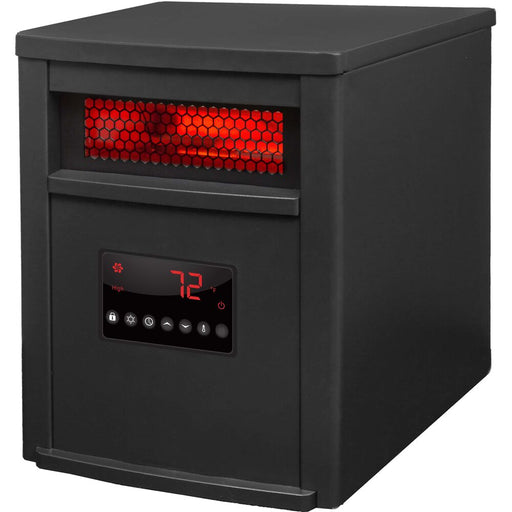 Almo HT1012R 6-Element Infrared Heater with Black Steel Cabinet  - 15.85 in. x 12.58 in. x 16.15 in.