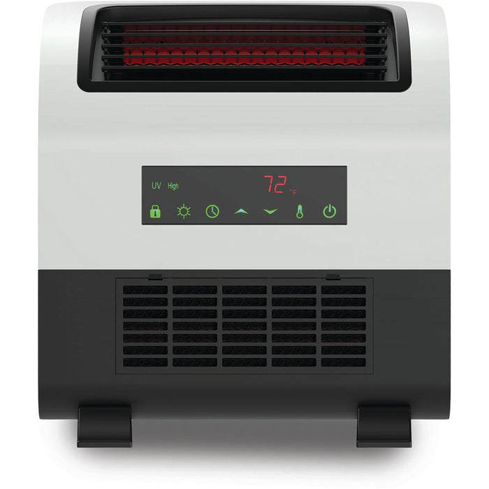 Almo HT1154UV Slimline Infrared Wall-Mountable Heater with UV Light - 6.3 in. x 12.90 in. x 14.20 in.