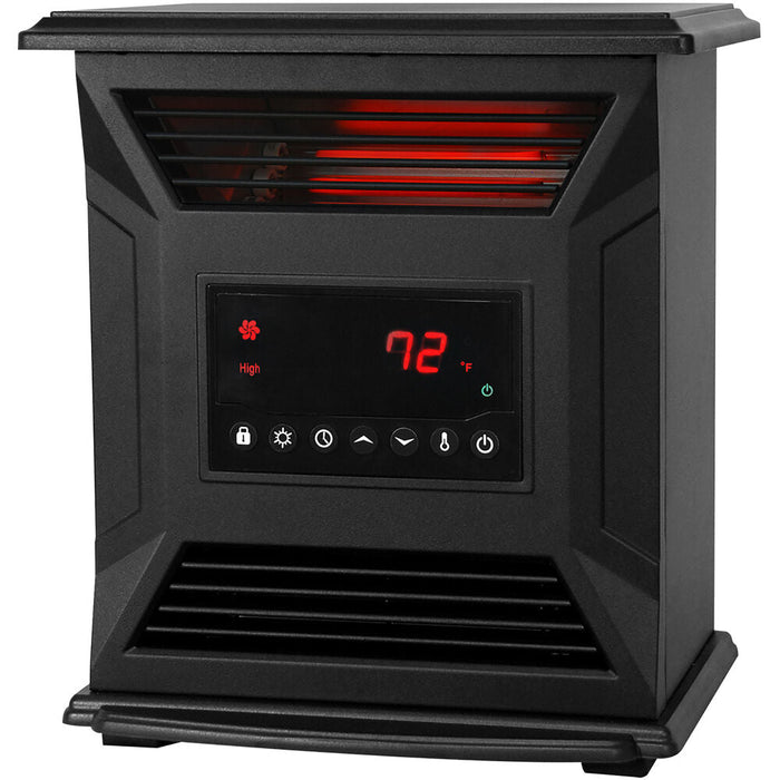 Almo HT1270 6-Element Heater with Front Air Intake and Remote - 14 in. x 10.40 in. x 16.30 in.