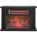 Almo HT1287 1000W Tabletop Infrared Fireplace Space Heater - 7.41 in. x 14.43 in. x 9.75 in.