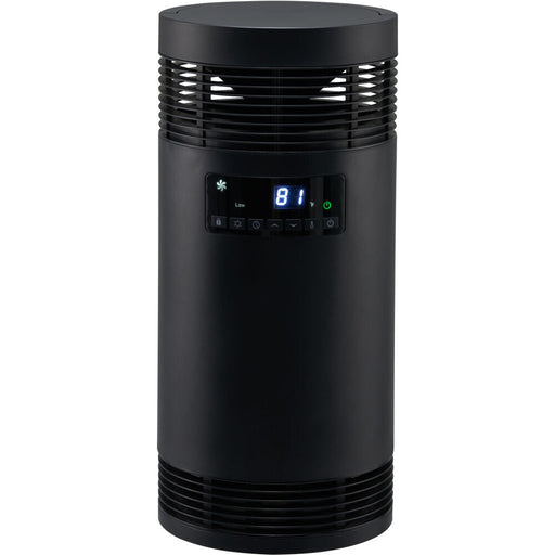 Almo HT1369 360 Surround Ceramic Tower Heater with Handle - 8.23 in. x 8.23 in. x 18.26 in.