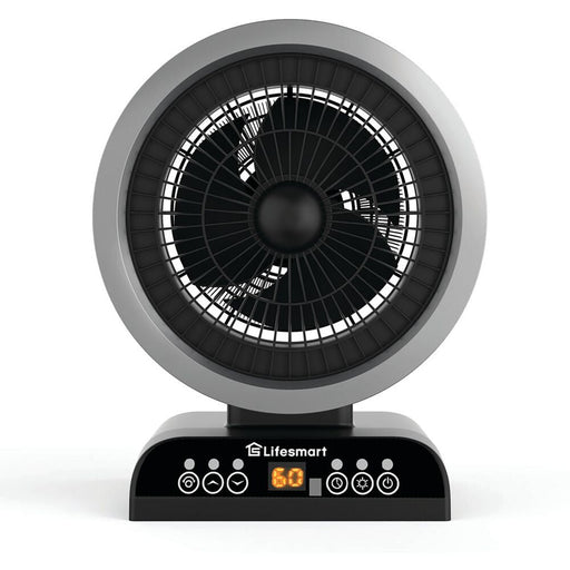 Almo HTFN1002 2-in-1 Fan Heater with Oscillation and Remote - 10.2 in. x 7.70 in. x 11.40 in.