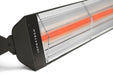 Infratech W Series Single Element W4048BL 4000 Watts 480V 8.3 Amps Infrared Electric Patio Heater 61.25 x 8 x 3 in. Black Color