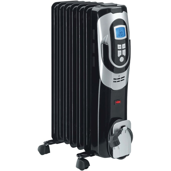 Almo YL-A02LCD-7 1500W Digital Oil Filled Radiator - 9.45 in. x 10.04 in. x 24.61 in.