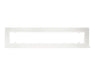 Infratech 18 2295WH 33 in. Flush Mount Frame - 33 x 8 x 18 gauge 304 SS in. - White Color