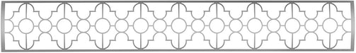 Infratech SS3D39 Dual Element Mediterranean Motif Upgrade Kit For 39 Inches Heaters - Stainless Steel Color