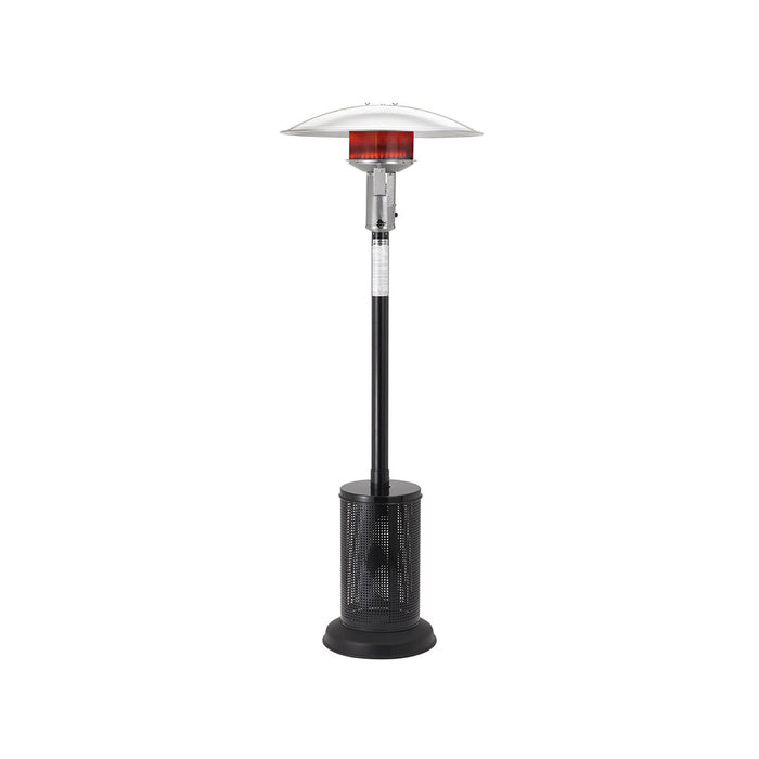 Sunglo A270BK Portable Liquid Propane Outdoor Infrared Patio Heater - 34.5 x 34.5 x 93 in. - Black Color