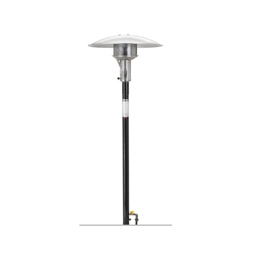 Sunglo PSA265VE Permanent 24 Volt E-Series Auto Ignition Natural Gas Outdoor Infrared Patio Heater - 34.5 x 34.5 x 93 in. - Black Color