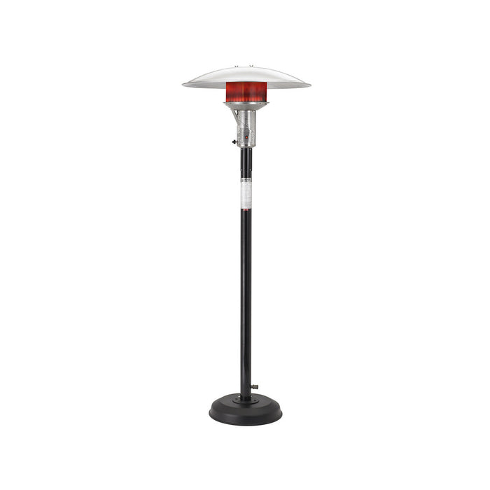 Sunglo A242B Portable Natural Gas Outdoor Infrared Patio Heater - 34.5 x 34.5 x 93 in. - Black Color