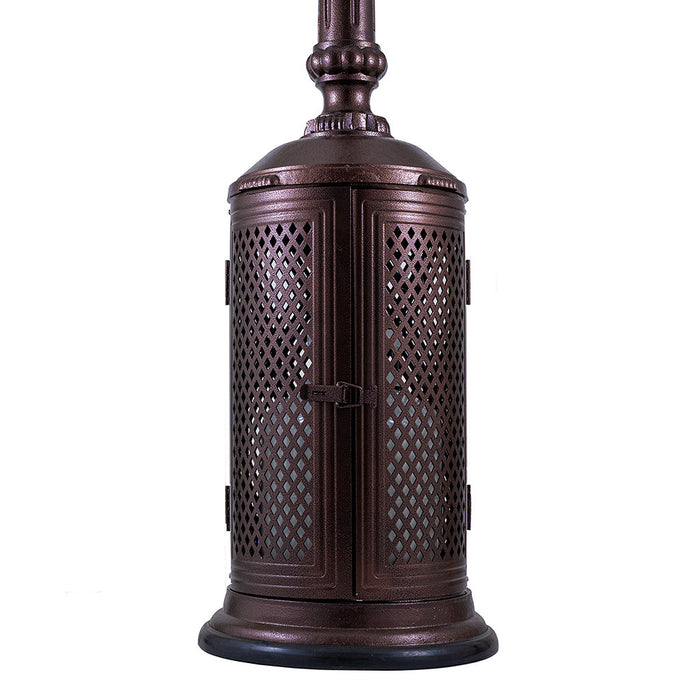 Patio Comfort PC02CAB Cast Aluminum Portable Outdoor Infrared Patio Heater - 34 x 34 x 90 in. Antique Bronze Color