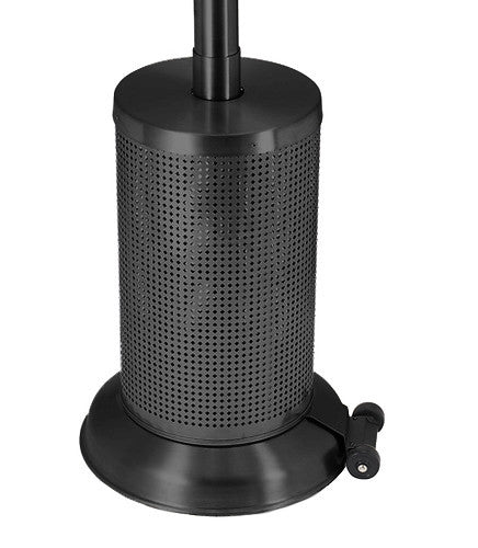 Sunglo A270BK Portable Liquid Propane Outdoor Infrared Patio Heater - 34.5 x 34.5 x 93 in. - Black Color