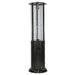 RADtec EF-CLEAR Ellipse Flame 80" Propane Gas Patio Heater - 78 x 22.5 x 22.5 in. - Black Color